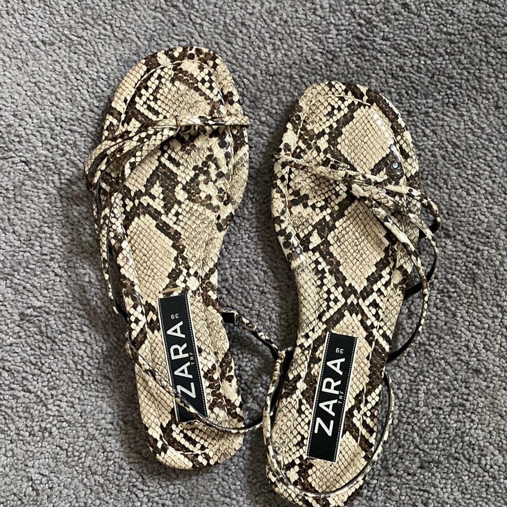 Zara Snake Skin Sandal’s